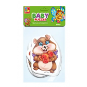 М'які бейбі пазли Пухнастики